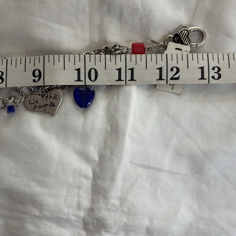 NWT Chico’s Patriotic Charm Bracelet for Pants - Picture 7 of 7